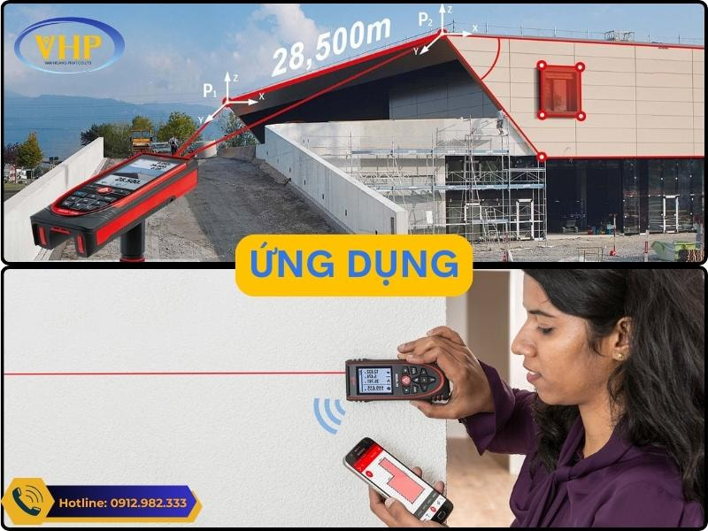 Các bài toán ứng dụng máy đo khoảng cách Leica DISTO X3