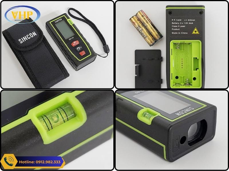 Chi tiết các bộ phận của máy đo laser Sincon SD-40