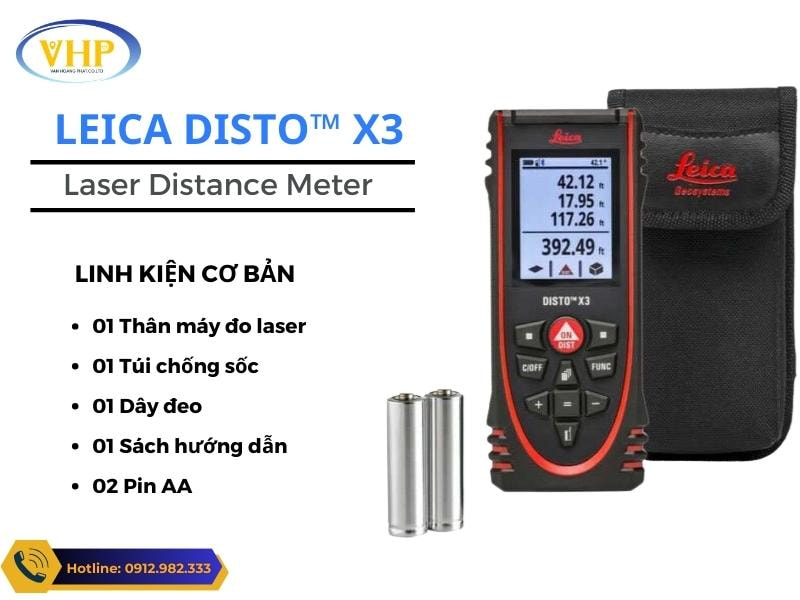 Phụ kiện máy đo Laser Leica DISTO X3