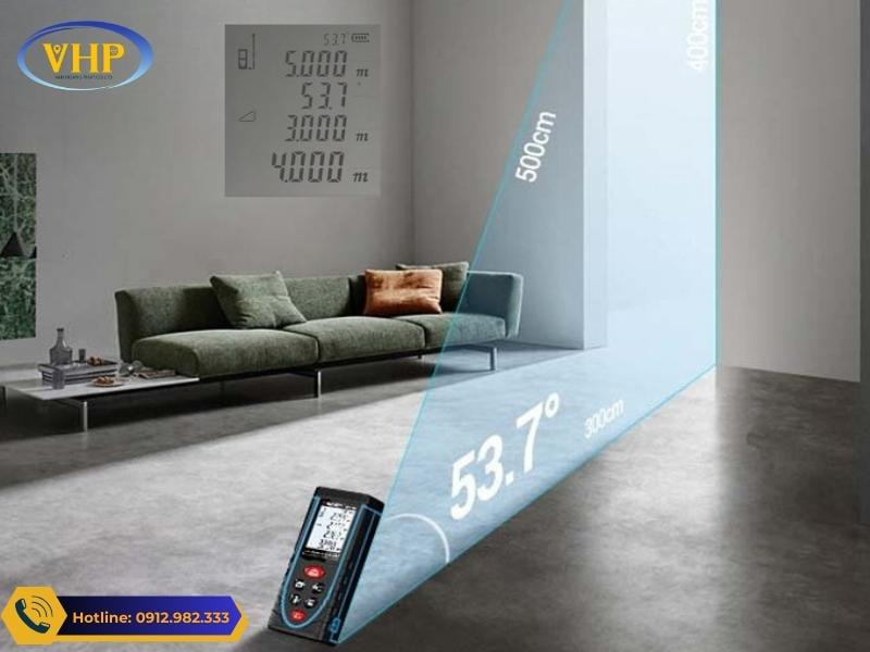 Sử dụng máy đo khoảng cách SNDWAY SW 80M ngoài thực tế