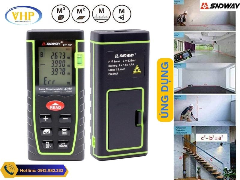 Ứng dụng của máy đo Laser SNDWAY M40