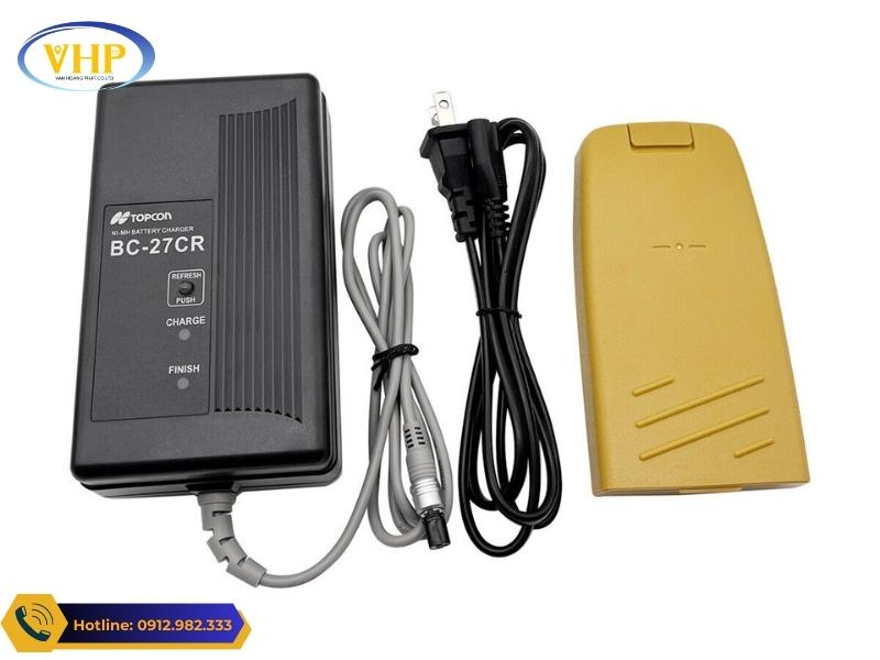 Thiết kế và cấu tạo Sạc pin Topcon BC-27CR