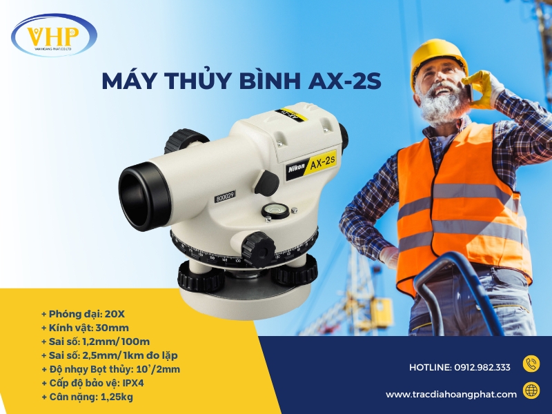 Thông Số Máy thủy bình Nikon AX-2S