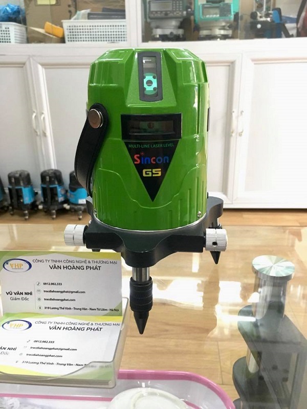 may-can-bang-laser-5-tia-xanh-sincon-g5
