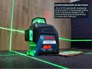 MÁY CÂN BẰNG LASER 12 TIA XANH BOSCH GLL3-60XG - Ảnh 3