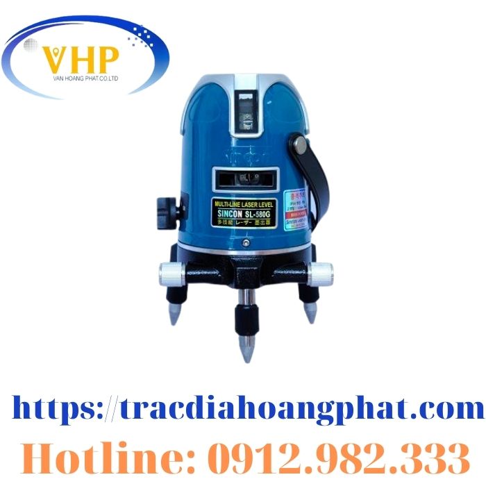 may-can-bang-laser-5-tia-xanh-sincon-sl580g/