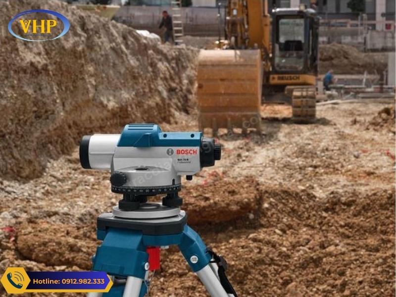 Ứng dụng của Máy thủy bình Bosch GOL 32 D