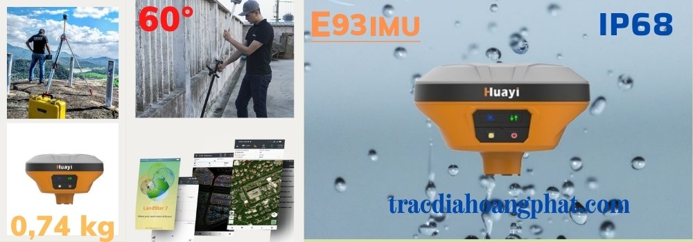 MÁY GPS RTK HUAYI E93 IMU