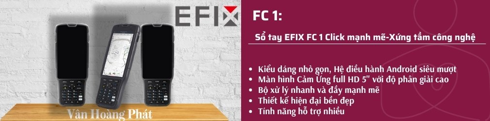 Sổ tay Efix FC1 đi kèm theo máy định vị vệ tinh rtk F7 IMU