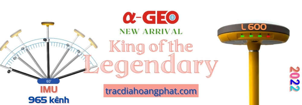 Máy định vị vệ tinh RTK ALPHA-GEO L600 IMU 
