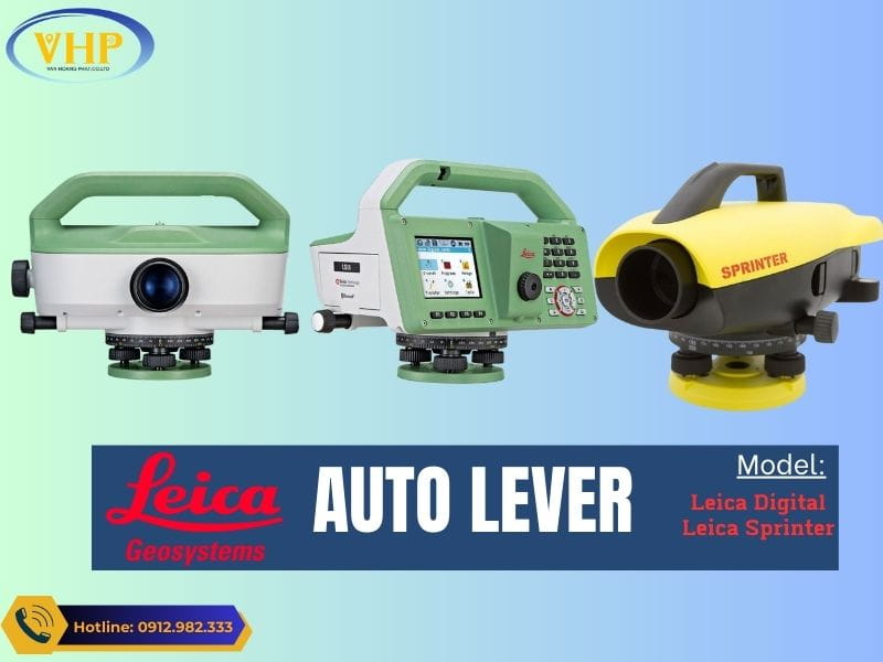 Máy thủy bình điện tử LEICA thương hiệu số 1 thế giới.