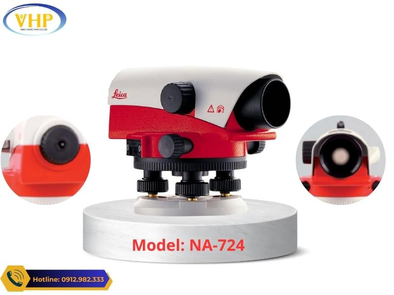 Máy thủy bình tự động Leica NA-724 với ống kính mở rộng