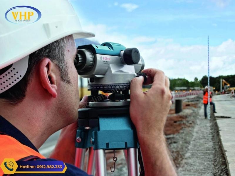 Ứng dụng Máy thủy bình Bosch GOL 20 D