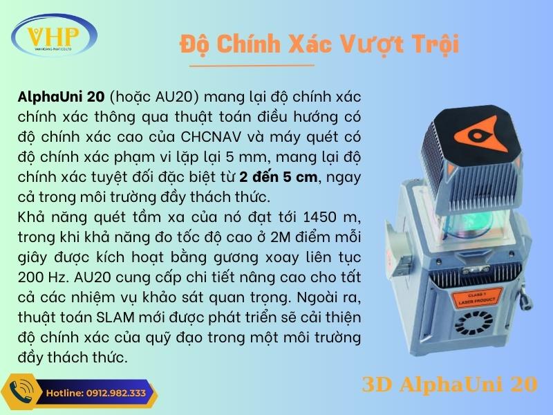 Máy Scan 3D AlphaUni 20 Chính Xác Vượt Trội