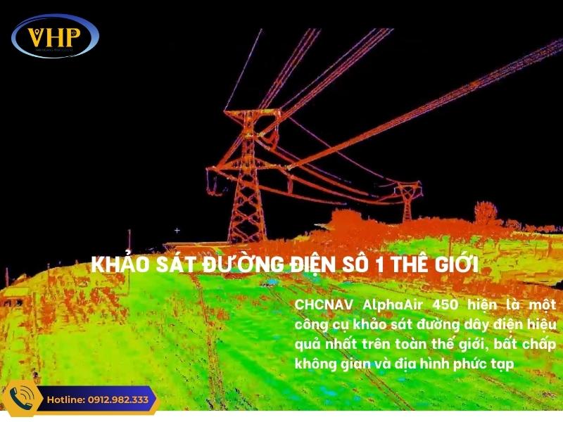Ứng Dụng Đo Đường Điện Của Máy Scan 3D CHCNAV AlphaAir 450