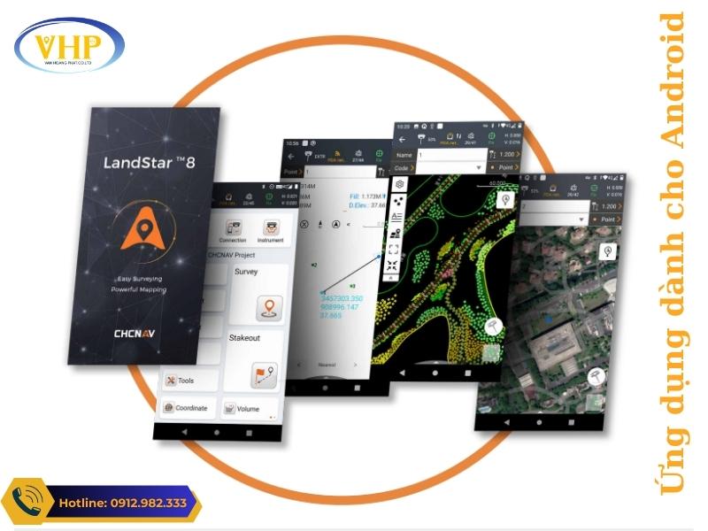 Phần mềm LandStar 8 cho Máy GPS RTK CHC I73+