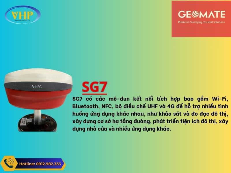 Máy GPS RTK GeoMate SG7 Ứng Dụng Sâu Rộng