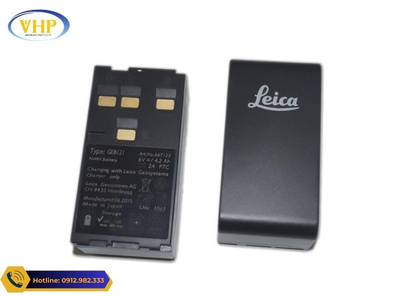 Cấu tạo pin Leica TC GEB121