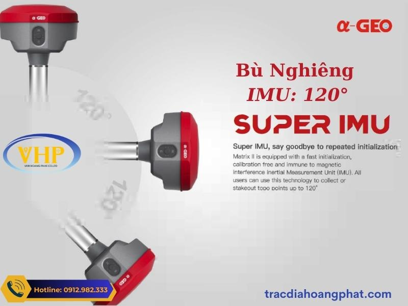 Máy GPS RTK ALPHA GEO MATRIX II Bù Nghiêng Siêu Mạnh Mẽ