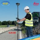 Máy GPS RTK Leica GS18 Đo Làm Đường