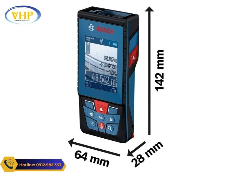 Kích thước Máy đo khoảng cách Laser Bosch GLM 100-25C