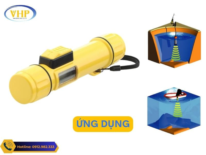 Sử dụng máy đo sâu Hondex PS-7FL ngoài thực tế
