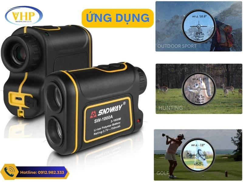 Sử dụng ống nhòm SNDWAY SW-1000A ngoài thực tế