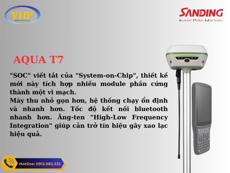 Máy GPS RTK SANDING T7 PLUS Chip Soc Thế Hệ Mới