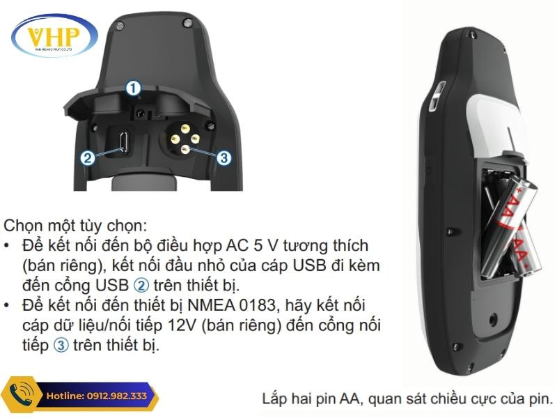 Nguồn điện sử dụng cho máy Garmin GPSMAP 79s
