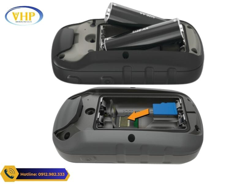 Hướng dẫn lắp đặt nguồn và bộ nhớ cho máy Garmin eTrex 10