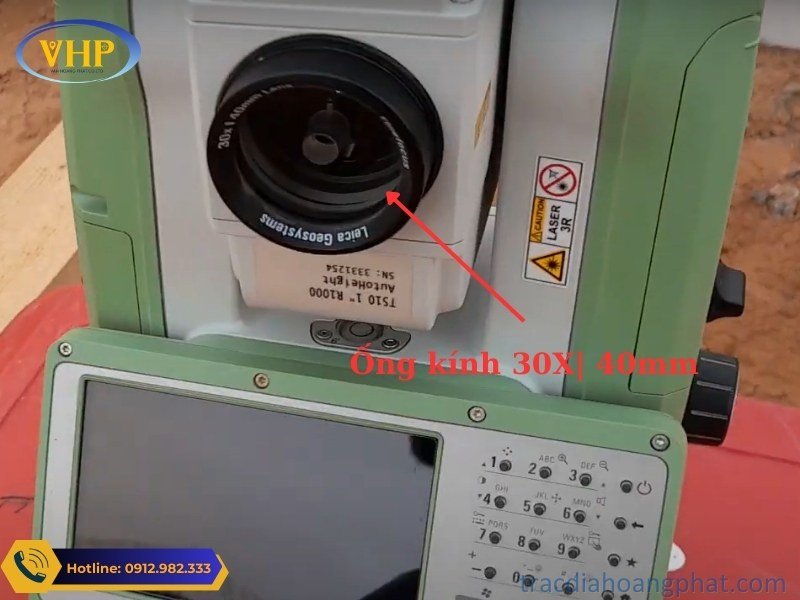 Ống kính Máy toàn đạc điện tử Leica TS 10