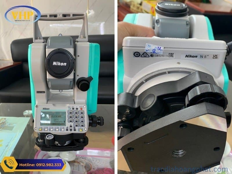 Máy toàn đạc điện tư Nikon với hai cấp độ chính xác đo góc lần lượt là K2 (2”) và K5 (5”)
