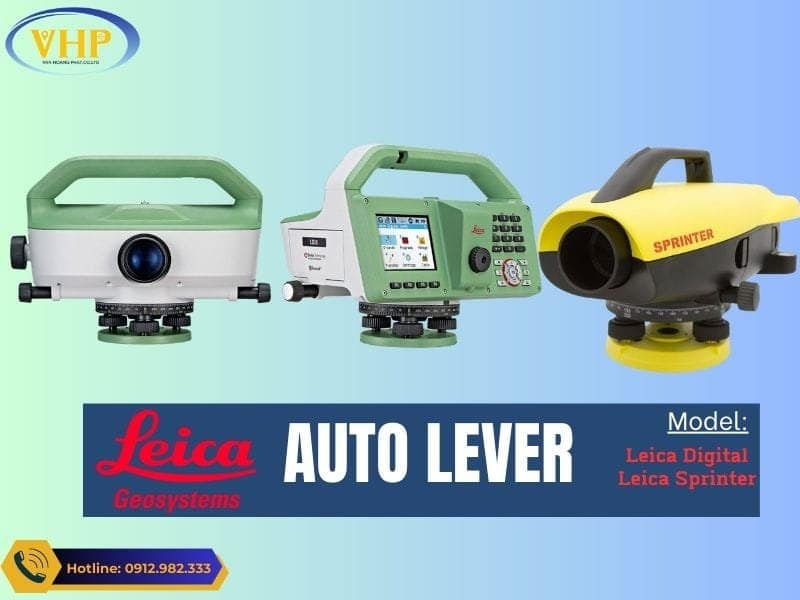 Máy thủy bình điện tử của Leica hiện là dòng máy tốt nhất trên thị trường