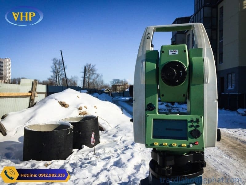 Máy Leica TS02 và TS02 Plus được sử dụng cho việc đo thi công