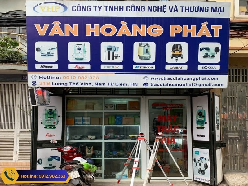 Trụ sở chính của Trắc Địa Hoàng Phát đơn vị bán máy thủy bình hàng đầu hiện nay
