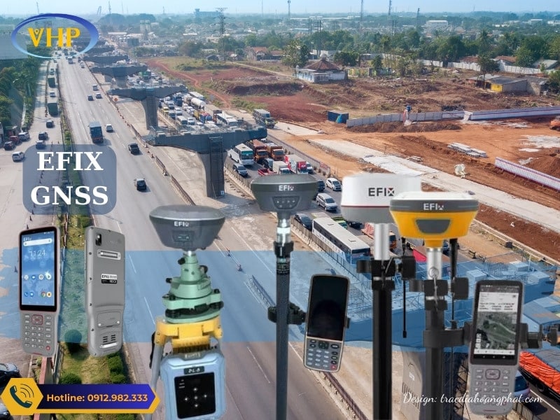 EFIX - Máy RTK được nhiều đơn vị tin dùng