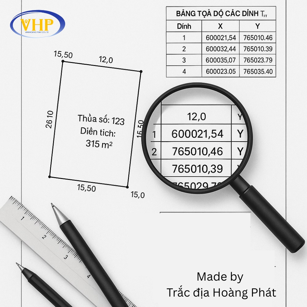 Bản đồ đo đất là loại bản đồ thể hiện chi tiết kích thước, ranh giới, hình dạng và diện tích của từng thửa đất