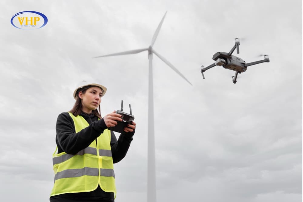 Công nghệ Lidar quét laser 3D gắn trên drone để thu dữ liệu địa hình chi tiết cho mô hình hóa bề mặt phức tạp