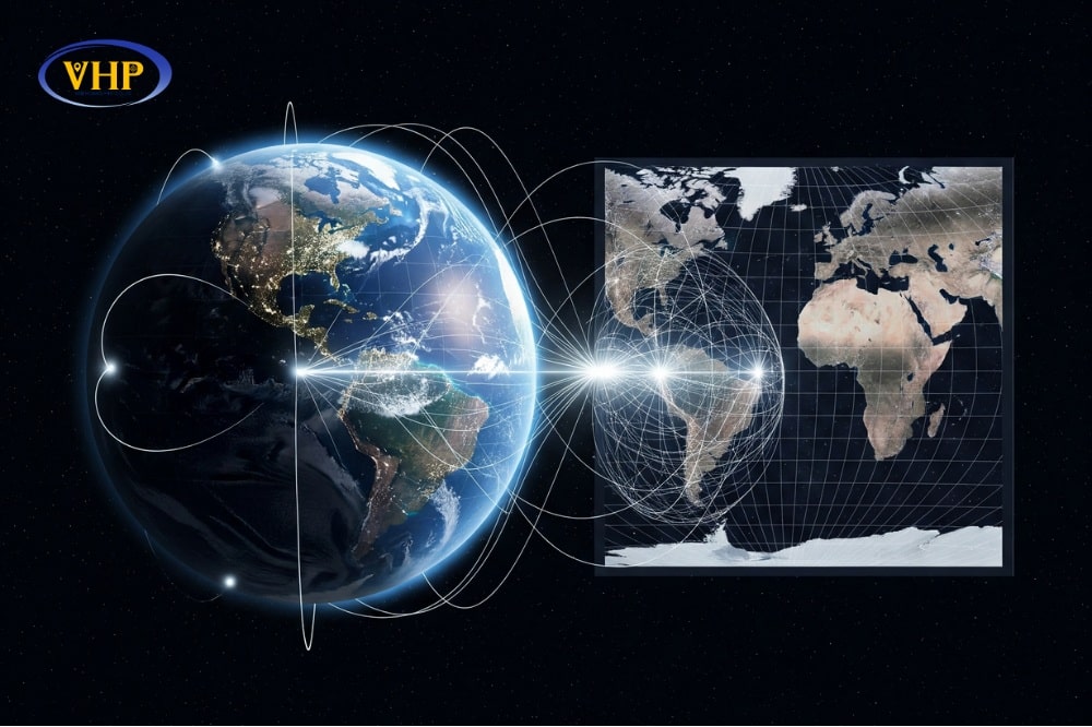 Phép chiếu bản đồ – chuyển bề mặt Trái Đất lên mặt phẳng