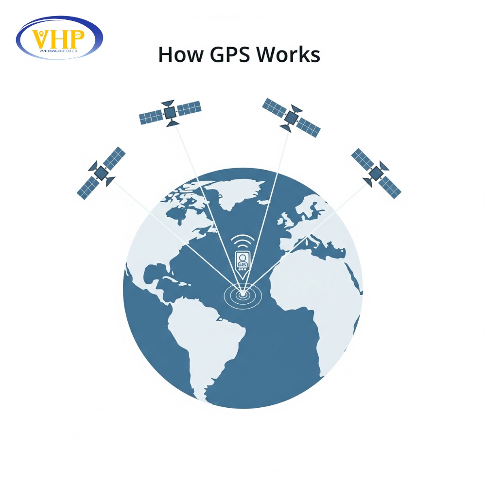 Nguyên lý hoạt động của định vị GPS cầm tay