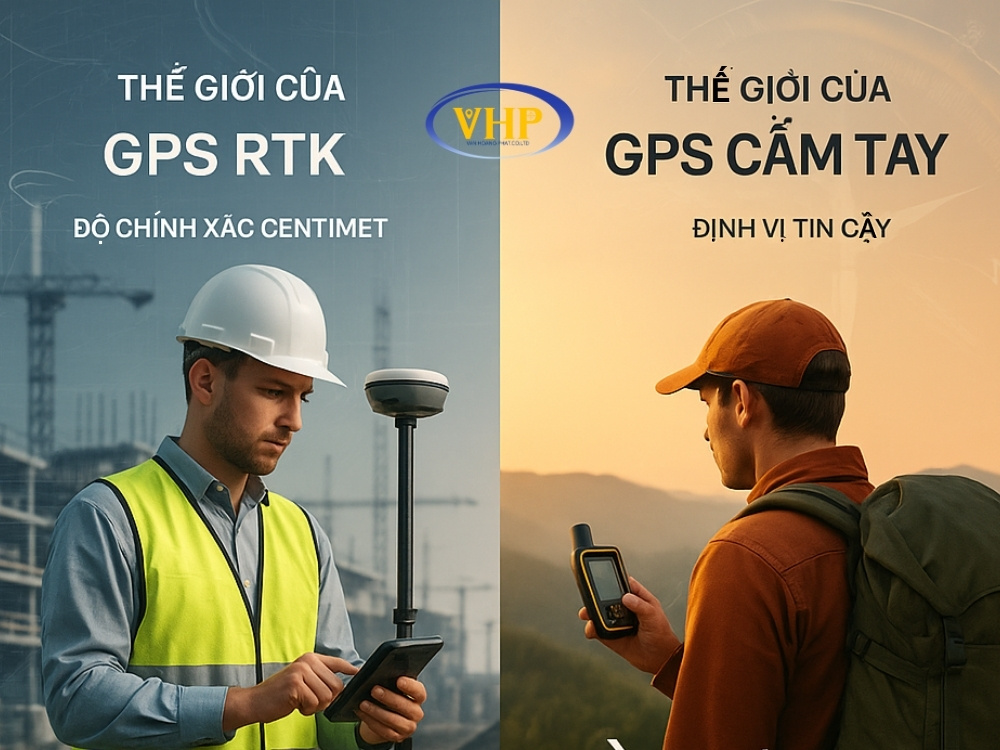 Tìm hiểu sự khác biệt giữa GPS RTK và GPS cầm tay