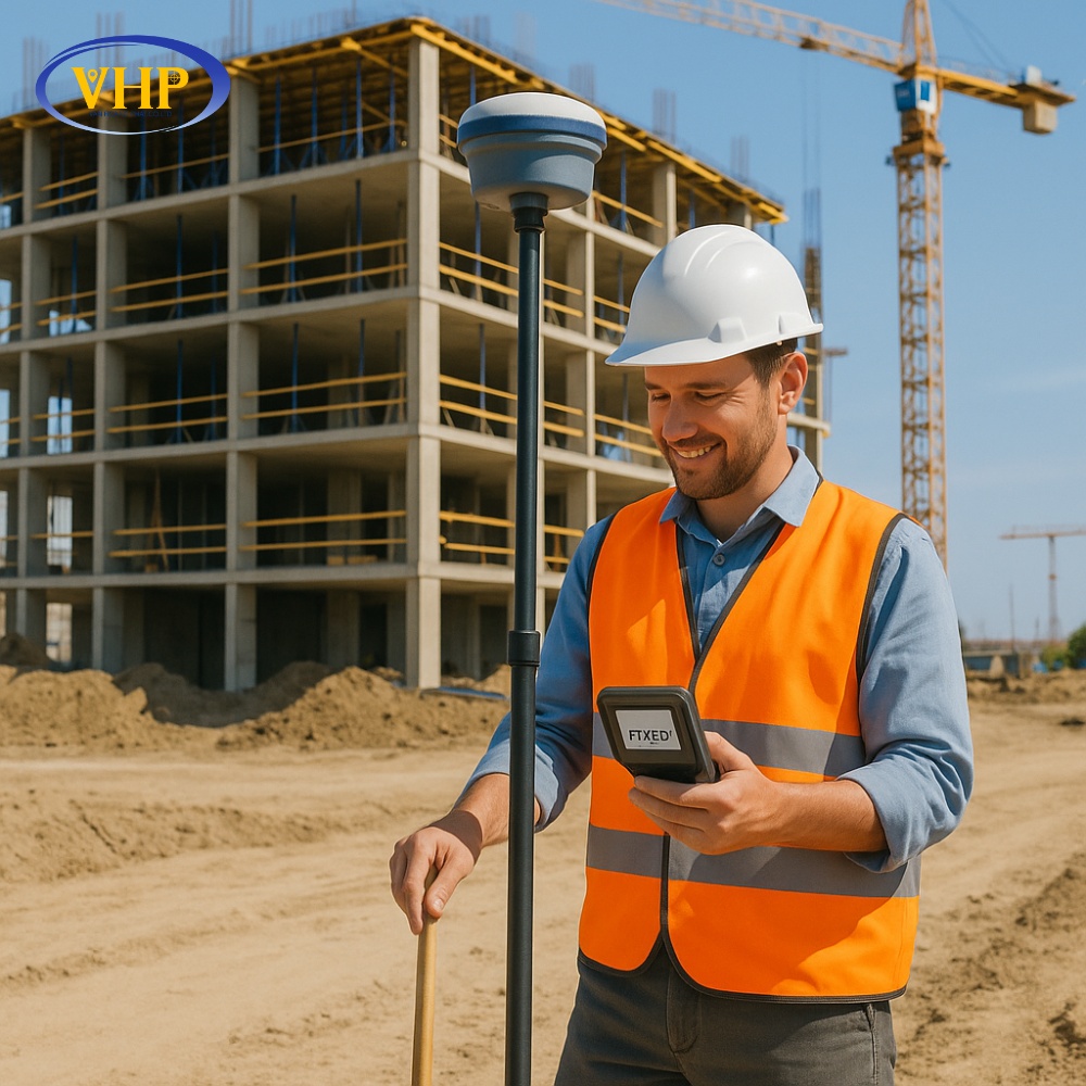 Ứng dụng trong thực tiễn của GPS RTK trong ngành trắc địa