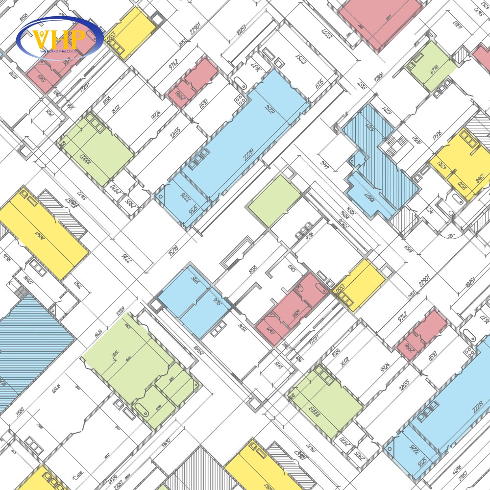 Bản đồ bình đồ dự án mẫu