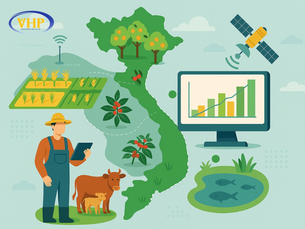 Bản đồ nông nghiệp Việt Nam – Nền tảng số cho phát triển nông thôn bền vững