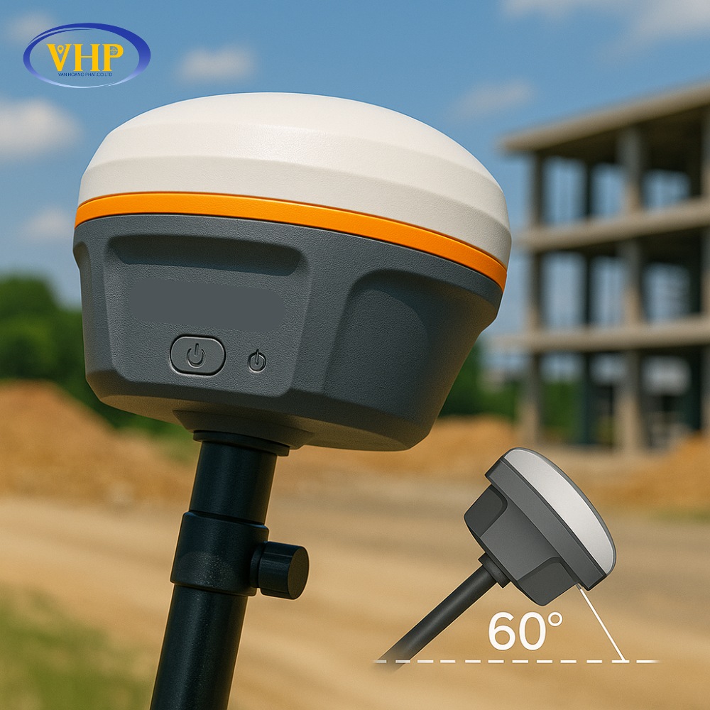 Máy RTK E-Survey tích hợp công nghệ bù nghiêng IMU 30-60 độ