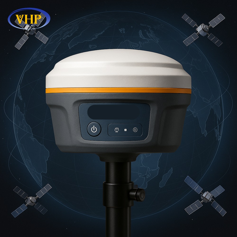Máy GNSS RTK E-Survey hỗ trợ đa vệ tinh, nhiều kênh, thu tín hiệu mạnh.