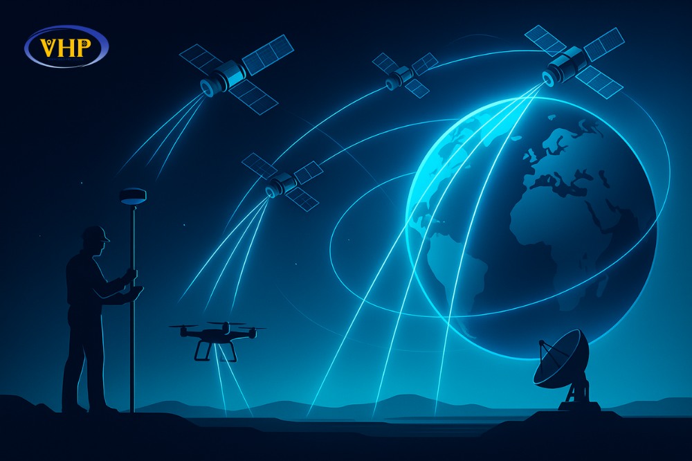 Cấu tạo hệ thống định vị vệ tinh GNSS 2 tần số