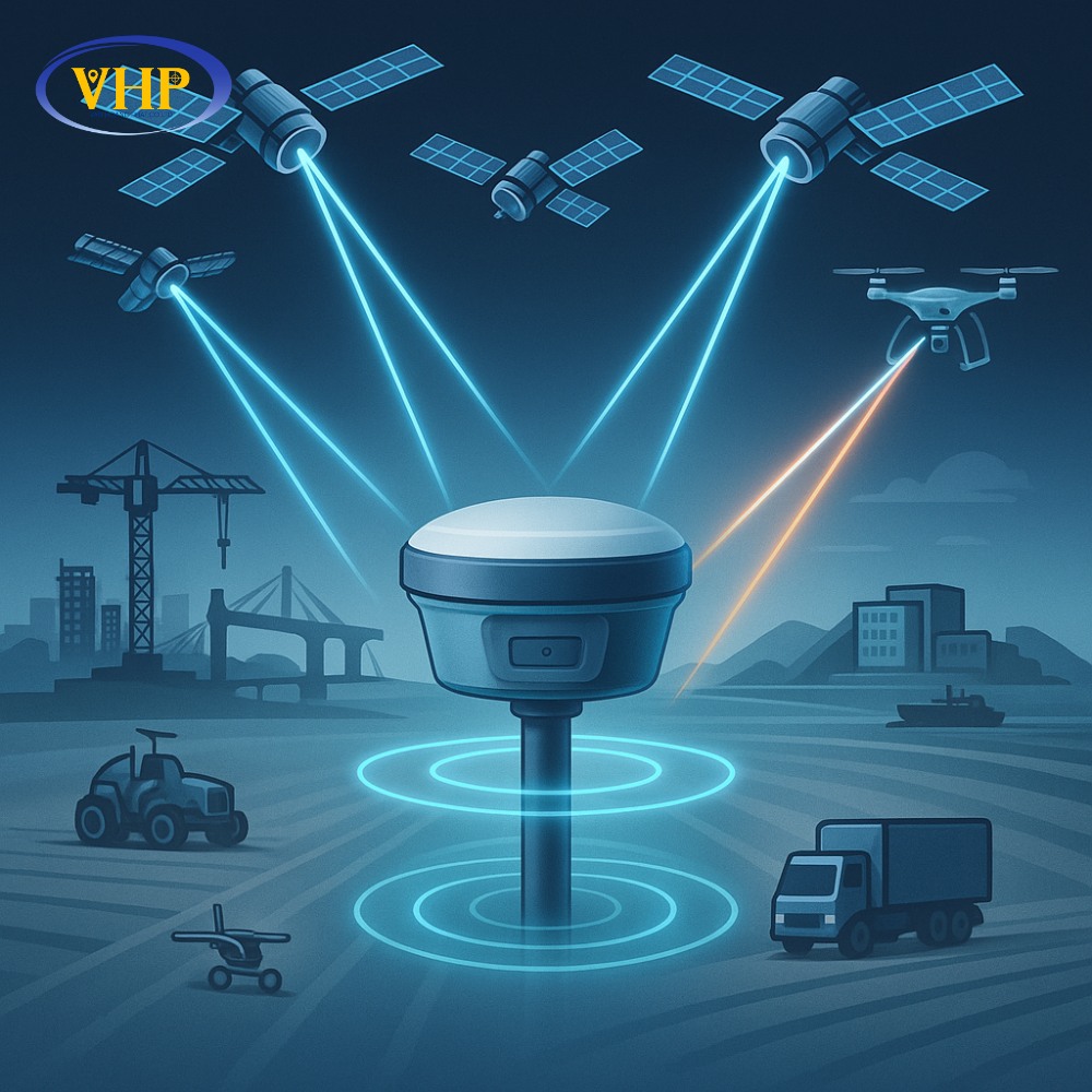 Máy định vị GPS RTK 2 tần số độ chính xác cm-level